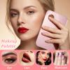 Guduling 4-Piece Foundation Mixing Palette,Makeup Mixing Tray Includes Spatula, Reusable Makeup Mixings Palette Trays for Foundation, Eyeshadow, Lipstick & Nail Art (Pink) view 4