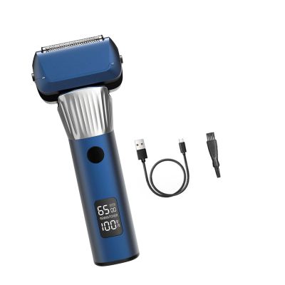Small Men Electric Shaver Rechargeable Small Shaving Machine ABS Texture Suitable for Easy Travel and Quick Shaves Electric Shaver with LED Display Men Grooming Tool with Digital Screen