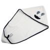 CLISPEED Coral Fleece Hair Drying Towel Cap for Women, Quick Absorbent Thick Bathing Hat, Soft Water-Absorbent Shower Wrap for Fast Hair Drying in Bathroom and Travel, White view 1