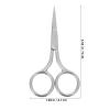 Portable Eyebrow Scissors with Stainless Steel for Nose Hair Trimming view 2