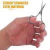 Portable Eyebrow Scissors with Stainless Steel for Nose Hair Trimming view 4