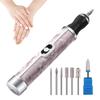 Nail Filer Electric Cordless 4 Speeds Grinding Edge Shaping Nail Removing view 1