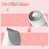 Bikini Trimmer for Women, 2 in 1 Electric Razor & Bikini Shaver for Womens IPX7 Waterproof Body Hair Trimmer and Facial Hair Remover,White view 2