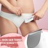 Bikini Trimmer for Women, 2 in 1 Electric Razor & Bikini Shaver for Womens IPX7 Waterproof Body Hair Trimmer and Facial Hair Remover,White view 4