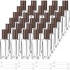 Domensi 20 Pcs Facial Bowls Esthetician Bowls, 20 ml, Dark Wood Color view 1