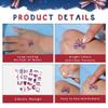 240 PCS 4th of July Temporary Tattoos, Fourth of July Tattoo Supplies, 250 Years American Flag Red White and Blue Decorations for Independence Day USA Party Favors, Patriotic Temporary Stickers view 4