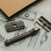 Blackland Blackbird Double Edge Safety Razor for Men - Machined Long Handle Lite Safety Bar - CNC Machined Stainless Steel - Made in USA view 4