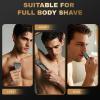 Multifunctional Dry Wet Shaver for Body Hair Removal with 360 Degree Flexible Heads and LED Screen Combined Electric Cutter for Men Women view 2
