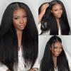 20 22 24 Inch Kinky Straight Bundles Yaki Straight Human Hair 3 Bundles Natural Black Color 100% Unprocessed Brazilian Virgin Hair Bundles Full and Thick, Silky Soft, No Shedding, No Smell view 2