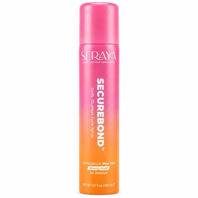 SERAYA SecureBond Glueless Lace Melting Spray, Strong Hold Wig Spray for Lace Front Wigs & Frontals, Fast-Drying, Sweat-Resistant, Invisible Finish with Panthenol & Botanical Oils (10.1 Ounce)