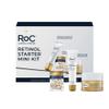 RoC Clinical Mini Retinol Anti-Aging Skincare Routine Kit with Line Smoothing Eye Cream, Serum Capsules, and Max Hydration Face Cream for Wrinkles and Dark Circles view 1