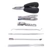 OPPWONG 7 Pcs Stainless Steel Toenail Removal Kit, Professional Pedicure Tools Set, Thick Nails Cuticle Nipper and Clippers with Durable Design, Ideal for Home and Salon Use view 2