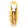 Purple Plum Inc. Ayumi - Golden Blond Wig 29'' Long Curly Cut with Long Bangs view 1