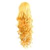 Purple Plum Inc. Ayumi - Golden Blond Wig 29'' Long Curly Cut with Long Bangs view 3