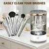 Electric Makeup Brush Cleaner - Portable Compact Design for Travel Home Use - Professional Makeup Brush Cleaning Machine - Automatic Makeup Brush Cleaner view 3