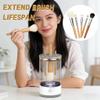 Electric Makeup Brush Cleaner - Portable Compact Design for Travel Home Use - Professional Makeup Brush Cleaning Machine - Automatic Makeup Brush Cleaner view 4
