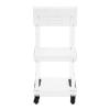 3-Tier Rolling Cosmetic Organizer Cart, Acrylic Cosmetic Storage Rack with Wheels and Elevated Guardrails, 11.8 x 9.8 x 31.7in Makeup Cart Organizer for Dressing Rooms, Living Rooms, Bedrooms view 2