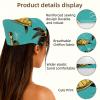RODAILYCAY 4 Pack Sea Turtle Pattern Hair Scarf Headband for Women Girls Non Slip Head Covers Elastic Triangle Head Scarf Bandana view 3