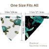 RODAILYCAY 4 Pack Sea Turtle Pattern Hair Scarf Headband for Women Girls Non Slip Head Covers Elastic Triangle Head Scarf Bandana view 4