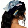 RODAILYCAY 4 Packs Triangle Head Scarf, Chiffon Hair Kerchief, Chinchilla Elastic Hair Scarf Bandanas for Women Girls view 2