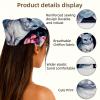 RODAILYCAY 4 Packs Triangle Head Scarf, Chiffon Hair Kerchief, Chinchilla Elastic Hair Scarf Bandanas for Women Girls view 3