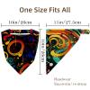 RODAILYCAY 4 PCS Music Notes Hair Scarfs Headband, Triangle Head Scarves, Non Slip Hair Bandanas, Head Kerchief for Women Girls view 4