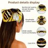 RODAILYCAY 4 PCS Hair Scarfs, Starry Sky and Bee Elastic Hair Scarf Headband, Triangle Kerchief, Non Slip Head Hairband Bandanas view 3