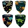RODAILYCAY 4 Pack Hair Scarfs Headband, Sea Turtle Pattern Triangle Head Scarves, Non Slip Hair Bandanas, Head Kerchief for Women Girls view 1
