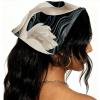 RODAILYCAY 4 PCS Hair Scarfs, Elastic Hair Scarf Headband, Swan Triangle Kerchief, Non Slip Head Hairband Bandanas view 2