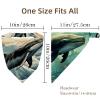RODAILYCAY 4 Pieces Hair Scarf Headband for Women Girls Whale Non Slip Head Covers Elastic Triangle Head Scarf Bandana view 4
