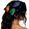 RODAILYCAY Soccer Football 4 PCS Hair Scarfs, Elastic Hair Scarf Headband, Triangle Kerchief, Head Hairband Bandanas view 2