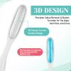 YBEATY 2Pcs Mini Foot File Precision Callus Remover Foot Files Callus Remover Scrubber Smooth Feet Heel Scraper for Between Toes Hard Skin Pedicures Hands in Shower Cracked Feet(White) view 4
