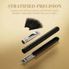 2026 Portable Folding Angle Scalloped Lash Brush 2 Pack - Travel Eyelash Comb For Curling & Separating, Makeup Bag Essential view 4