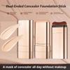 Dual-Ended Concealer Foundation Stick, 2 In 1 Multi-use Stick Makeup With Brush, Sunscreen Foundation For All Skin Types, Brightens, Long-Lasting(02) view 2