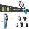LUIJHFC Six in Hair Clipper Electric Hair Cutting Machine Professional Clipper Shaving Beard Rechargeable Tools Trimer Cliper view 2