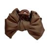 VIDI Hair accessories are elegant and, with a satin bow and fabric Grasp clip view 2