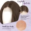 SOFEIYAN Long Wavy Ombre Dark Purple Wigs for Women - 28 Inch Middle Part Wig Natural Looking Heat Resistant Synthetic Lace Hairline Wigs for Women Cosplay Daily Party Use view 3
