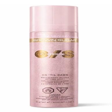 O/S P4trick St4rrr On 'Til Dawn | waterproof| Mattifying Sunscreen Makeup Setting Spray SPF 28 - Brown Sugar - Shimmer finish - Standard Size 3.4 oz/143 mL