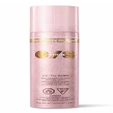 O/S P4trick St4rrr On 'Til Dawn | waterproof| Mattifying Sunscreen Makeup Setting Spray SPF 28 - Brown Sugar - Shimmer finish - Standard Size 3.4 oz/143 mL