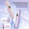 Female 5-in-1 Electric Bikini Shaver, Waterproof and Painless Public Shaver, Female Leg, face and Armpit Shaver, 5-piece Bikini Shaver (SS815 Upgrade to 5in1 [Pink]) view 3