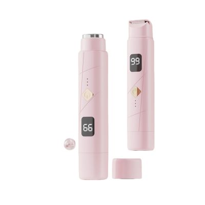 Female 5-in-1 Electric Bikini Shaver, Waterproof and Painless Public Shaver, Female Leg, face and Armpit Shaver, 5-piece Bikini Shaver (SS816 Digital Display Double-Head [Pink])