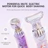 Female 5-in-1 Electric Bikini Shaver, Waterproof and Painless Public Shaver, Female Leg, face and Armpit Shaver, 5-piece Bikini Shaver (SS816 Digital Display Double-Head [Pink]) view 4