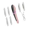 Electric Facial Hair Remover with LED Light for Gentle Removal and Skin Exfoliation Travel Size Remover view 1