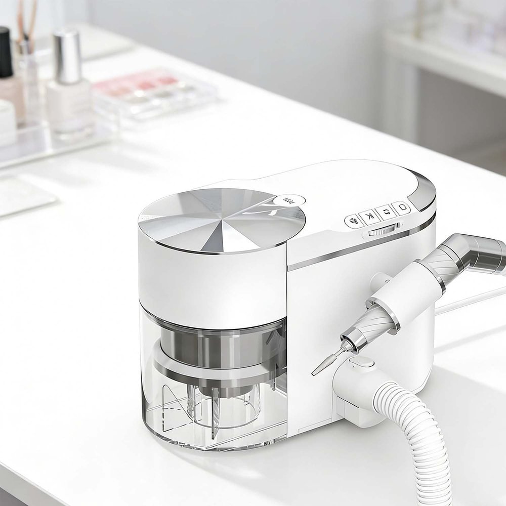 CUTANGELAR Electric Nail File, Multifunctional Drill. 30000 RPM Variable Speed and Adjustable Grinding Angle Make It Suitable for Both Professional Salons and At-Home Manicure Needs.