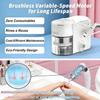 CUTANGELAR Electric Nail File, Multifunctional Drill. 30000 RPM Variable Speed and Adjustable Grinding Angle Make It Suitable for Both Professional Salons and At-Home Manicure Needs. view 4
