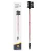 KINGMAS 3 Head Eyebrow Eyelash Shaper Eyelash Comb Double Head Spoolie Brushes Makeup Grooming Tool for Separating Lashes, Eliminating Mascara Clumps, Grooming and Shaping Brow (Pink) view 1