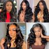 Body Wave Bundles Black Bundles Human Hair 22 Inch Natural Color Body Wave Bundle Unprocessde Virgin Hair Extensions view 2