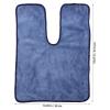 HOOWIFFY Coral Fleece Hair Towel Turban for Women Super Absorbent Quick Dry Hair Wrap Navy Blue and Spa Use view 2
