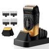 DSP Foil Shaver 3-in-1 for Men, Cordless 3-Speed, Bald Head Trimmer view 1