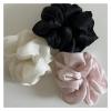 Pearl Sheen Hair Scrunchies For Women High Gloss Bands Thick Elastic Ponytail Holders Elegant(PURPLE) view 3